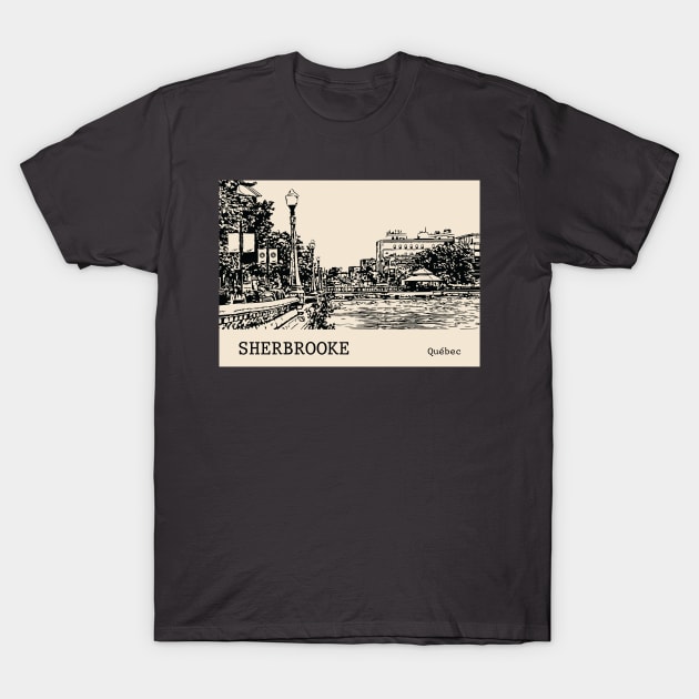 Sherbrooke Quebec T-Shirt by Lakeric